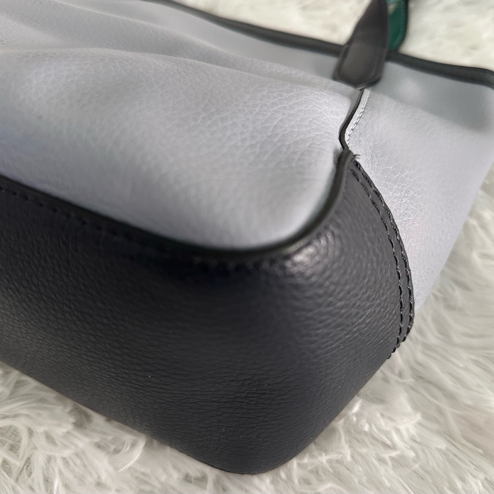 Coach Tote 27 Colorblock with Horse and Carriage Handbag Bag Twilight Multi 5775 - Picture 7 of 11
